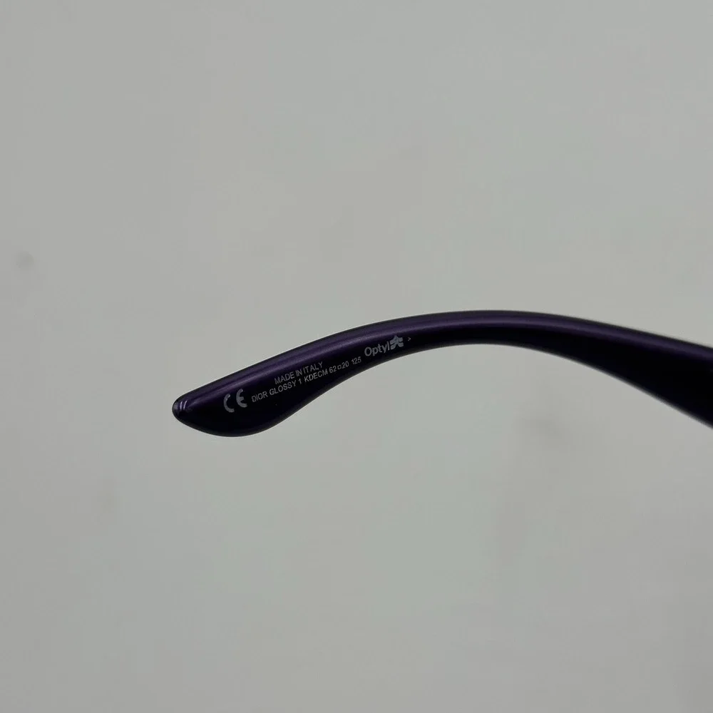 Christian Dior Sunglasses Glossy 1 KDECM Purple  Women's Made In Italy 62.20.125